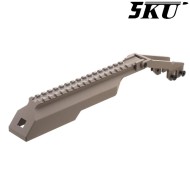 Top cover B-33 Tan with rail for AEG AK 5KU (5ku-230-t)