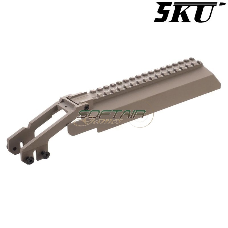 Top cover B-33 Tan con slitta per AEG AK 5KU (5ku-230-t) Top cover B-33 Tan con slitta per AEG AK 5KU (5ku-230-t)