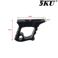 Handstop Mod Halo per LC / Keymod Black 5KU (5ku-236-bk)