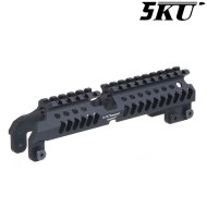 Upper Handguard B-31C black for AK serie 5KU (5ku-269-bk)