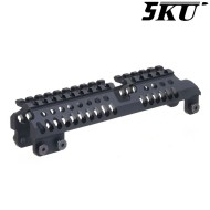 Upper Handguard B-31C black for AK serie 5KU (5ku-269-bk)