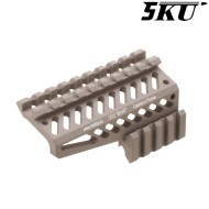 Slitta tan B-12 zenit. style per handguard rail ak 5KU (5ku-271-t)