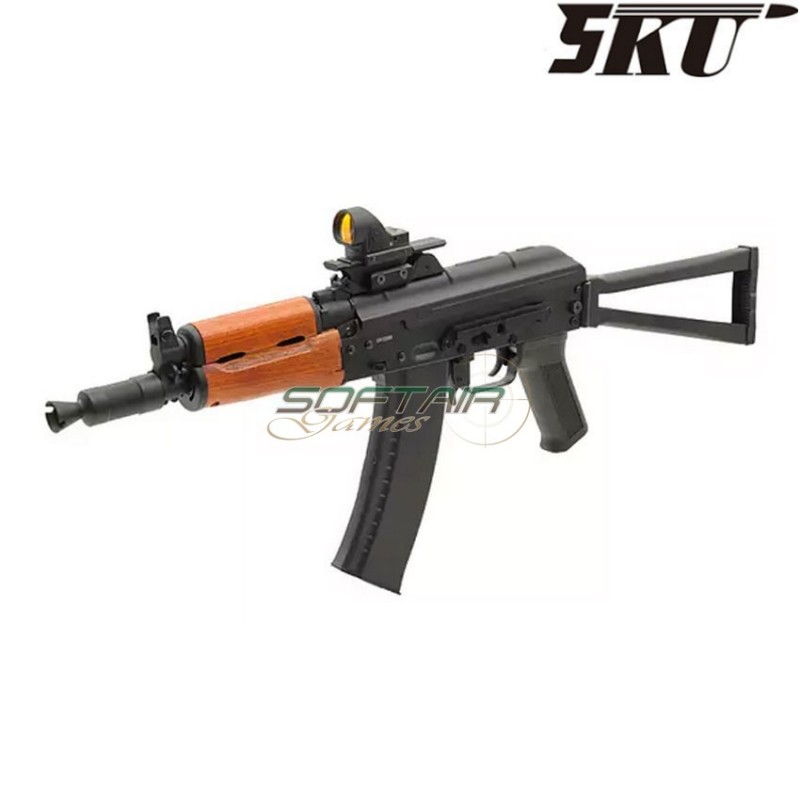 B-18U extended upper rail NERO per aks-74u krink classic 5ku (5ku-276-bk)