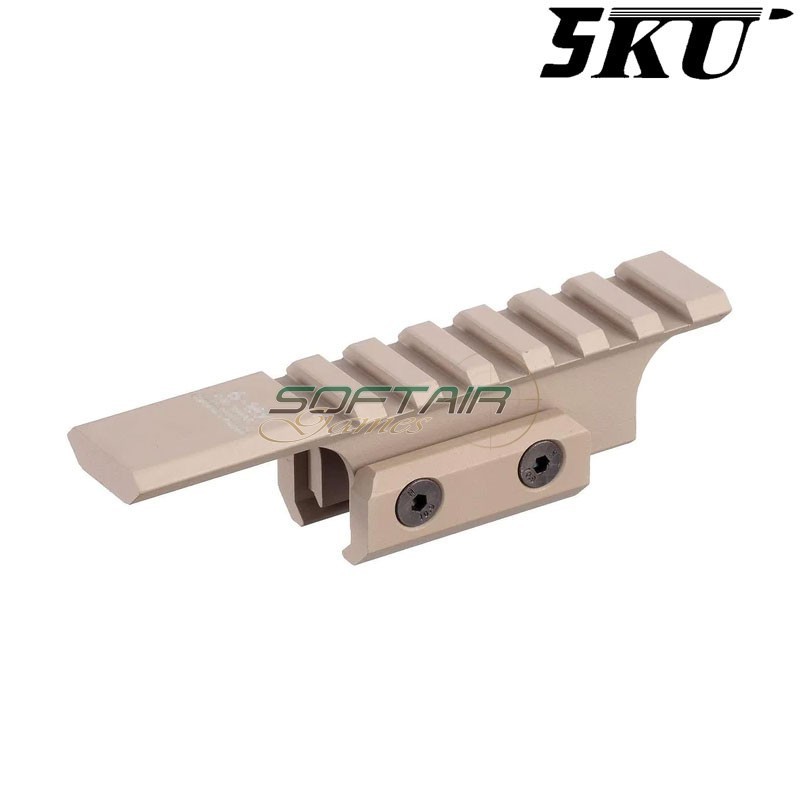B-18U extended upper rail TAN per aks-74u krink classic 5KU (5ku-276-t)