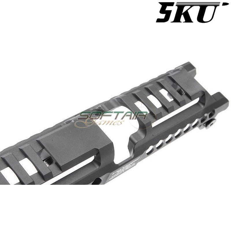 AK Upper Handguard BLACK B-31N zenit. style 5KU (5ku-278-bk)