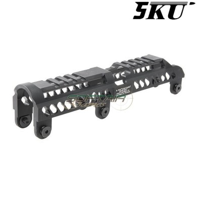 AK Upper Handguard BLACK B-31N zenit. style 5KU (5ku-278-bk)