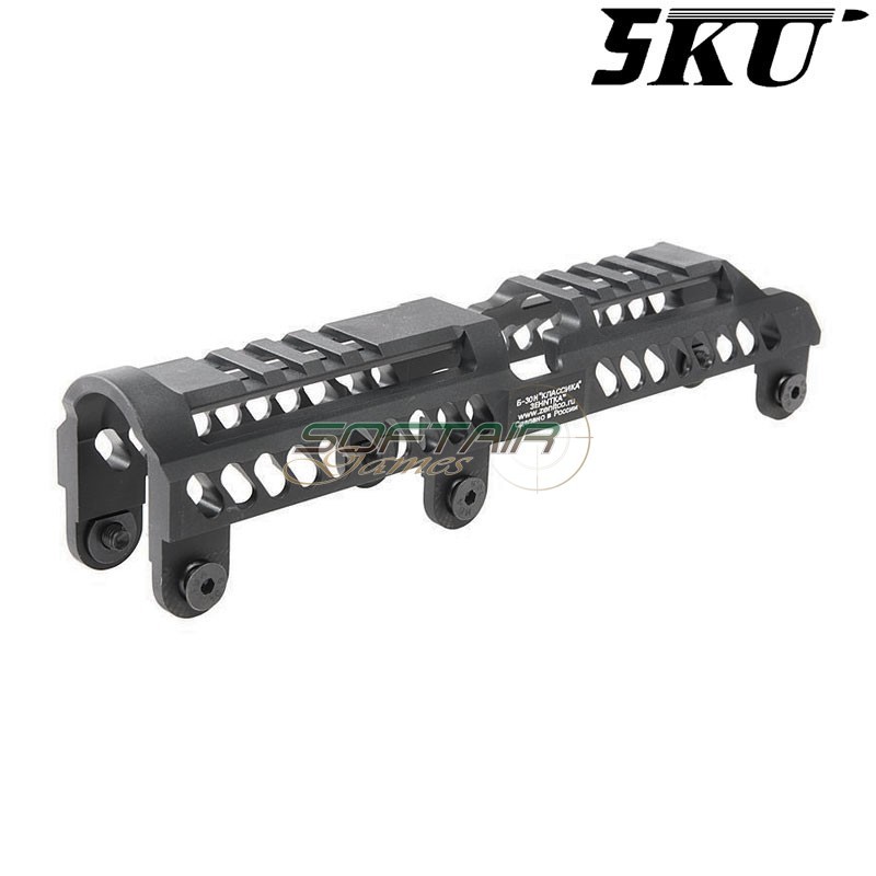 AK Upper Handguard BLACK B-31N Zenit. Style 5KU (5ku-278-bk) - Softair ...