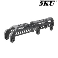 AK Upper Handguard BLACK B-31N zenit. style 5KU (5ku-278-bk)