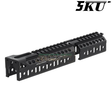AK Lower Handguard BLACK B-30U zenit. style 5KU (5ku-279-bk)