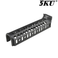 Lower Handguard BLACK B-10L zenit. style 5KU (5ku-280-bk)