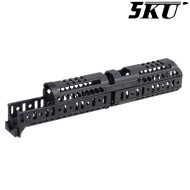 Handguard Sport 4 Kit per AK74 Nero 5KU (5ku-305-bk)