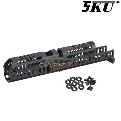 Handguard Sport 4 Kit per AK74 Nero 5KU (5ku-305-bk)