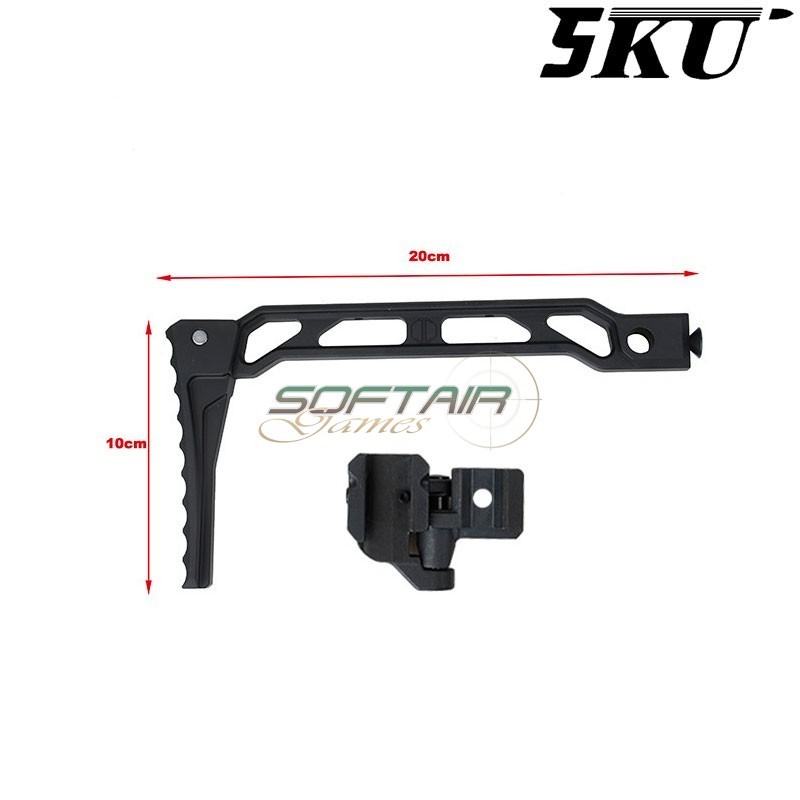 Folding stock mod. AB-8R for 1913 folding mech black 5KU (5ku-324)