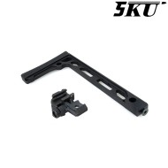 Calcio pieghevole mod. SS-8 per 1913 folding mech nero 5KU (5ku-326)