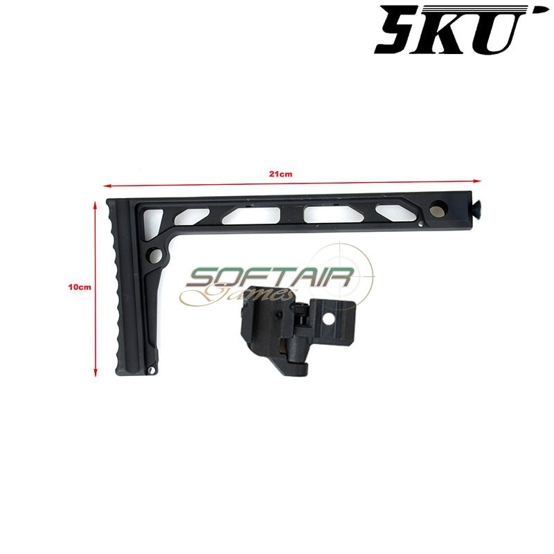 Folding stock mod. SS-8  for 1913 folding mech black 5KU (5ku-326)