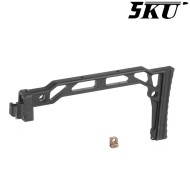 Folding stock mod. SS-8R for AK series black 5KU (5ku-331)