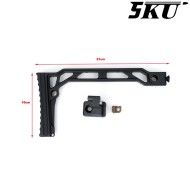 Folding stock mod. SS-8R for AK series black 5KU (5ku-331)