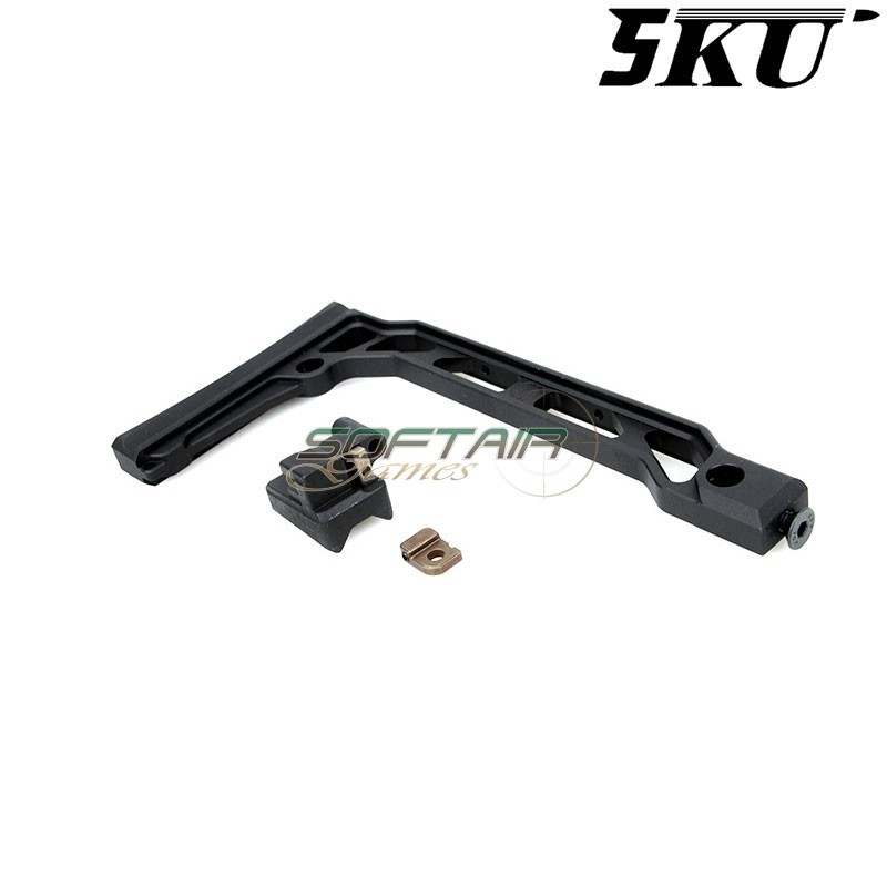 Folding stock mod. SS-8R for AK series black 5KU (5ku-331)