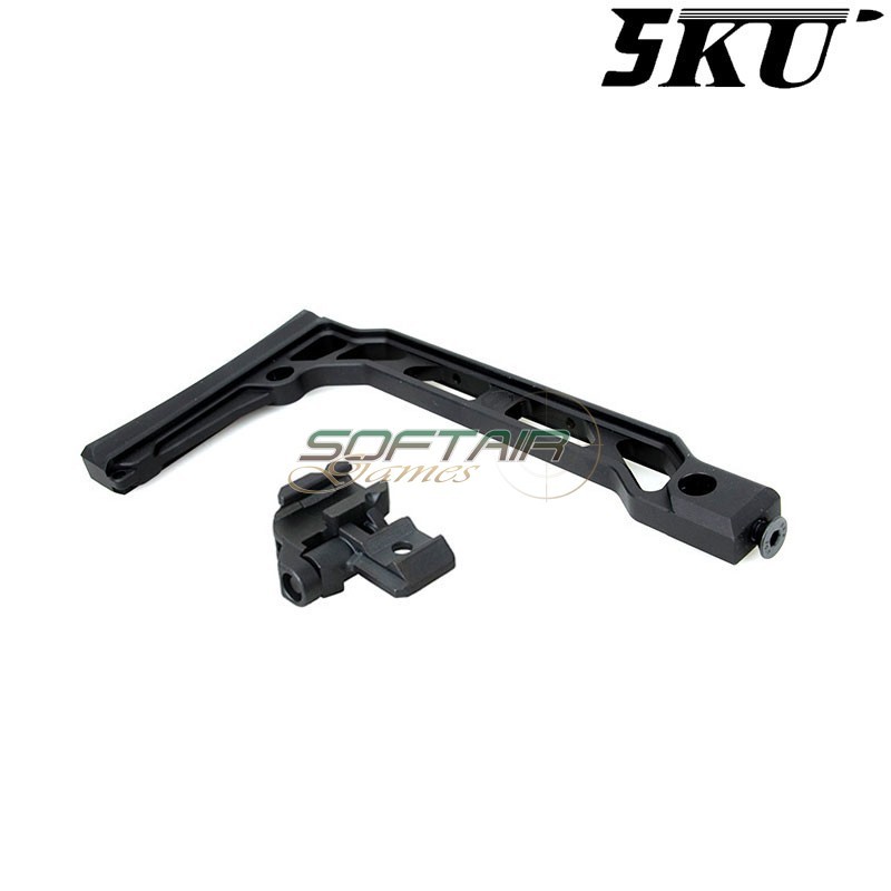 Calcio pieghevole mod. SS-8R per 1913 folding mech nero 5KU (5ku-327)