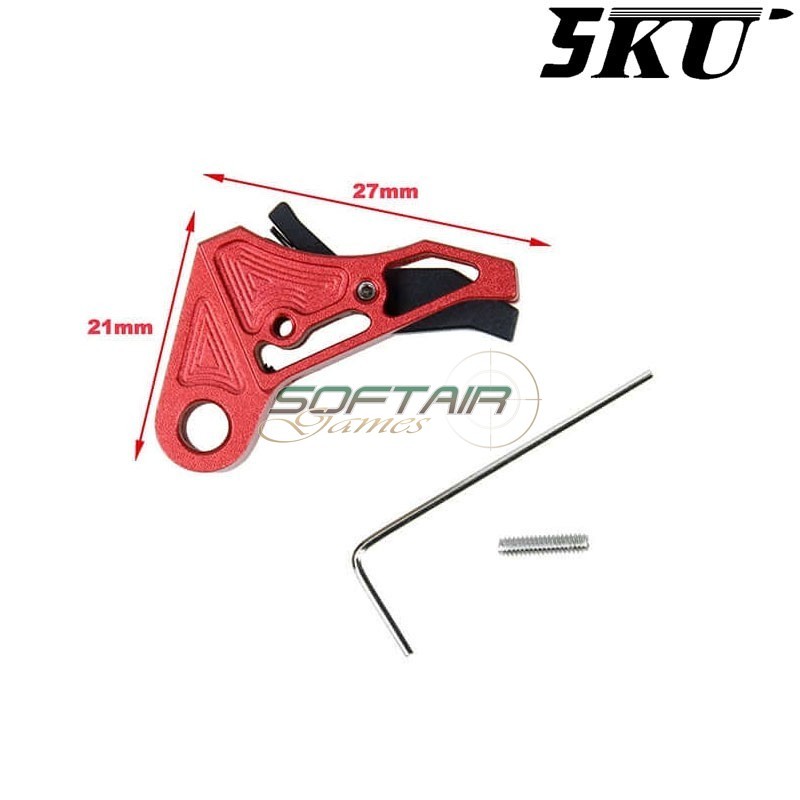 Cnc Trigger Type 494 Tactical Red-black For Glock Marui/WE 5KU (5ku-gb-494-r) Cnc Trigger Type 494 Tactical Red-black For Glock Marui/WE 5KU (5ku-gb-494-r)