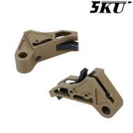 Cnc Trigger Type 494 Tactical FDE-black For Glock Marui/WE 5KU (5ku-gb-494-fde)