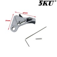 Cnc Trigger Type 494 Tactical T. Gray-black For Glock Marui/WE 5KU (5ku-gb-494-tg)