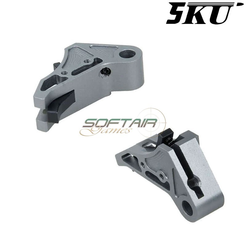 Grilletto Cnc Type 494 Tactical T. Gray-black Per Glock Marui/WE 5KU (5ku-gb-494-tg)