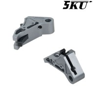 Grilletto Cnc Type 494 Tactical T. Gray-black Per Glock Marui/WE 5KU (5ku-gb-494-tg)