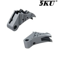 Cnc Trigger Type 495 Tactical T. Gray-black For Glock Marui/WE 5KU (5ku-gb-495-tg)
