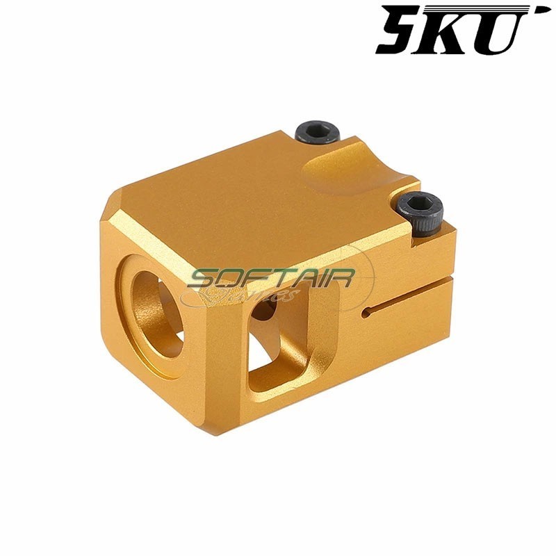 Compensator PRO V2 Type ZEV 14mm CCW Gold 5KU (5ku-gb-492-g)