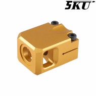 Compensatore PRO V2 Type ZEV 14mm CCW Oro 5KU (5ku-gb-492-g)