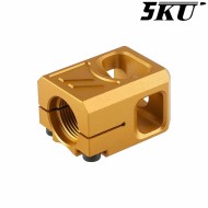Compensatore PRO V2 Type ZEV 14mm CCW Oro 5KU (5ku-gb-492-g)