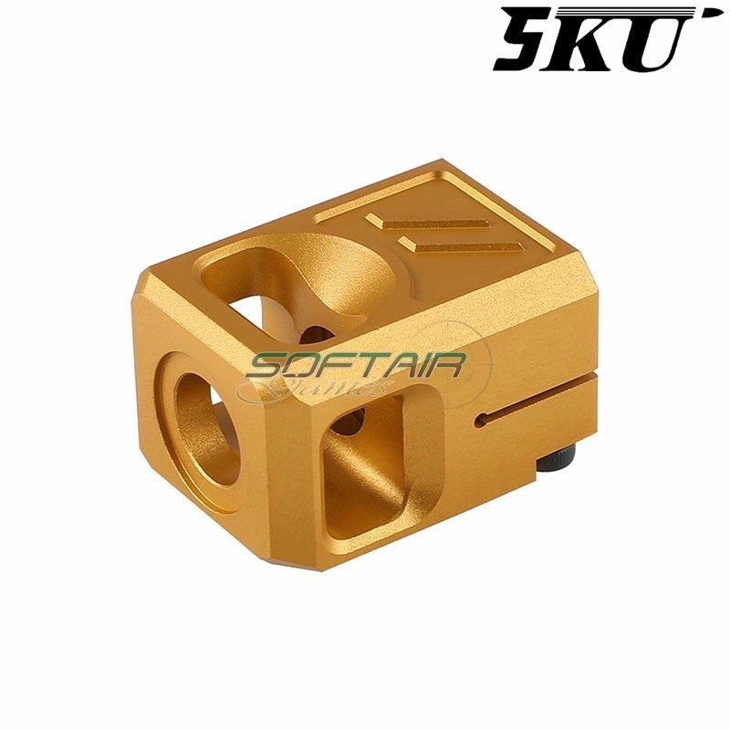 Compensatore PRO V2 Type ZEV 14mm CCW Oro 5KU (5ku-gb-492-g)