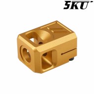Compensatore PRO V2 Type ZEV 14mm CCW Oro 5KU (5ku-gb-492-g)