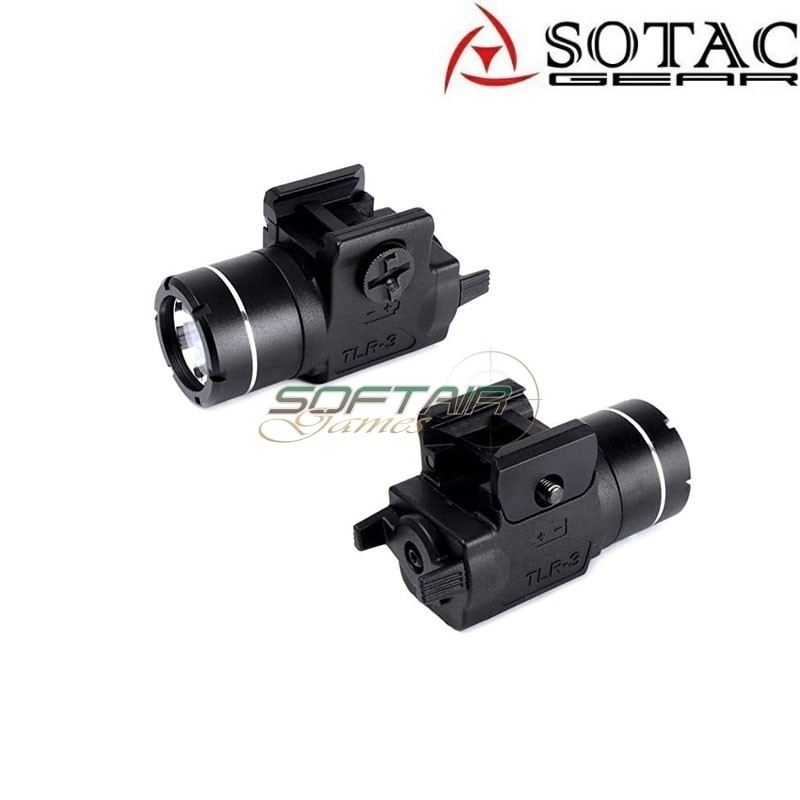 Flashlight TLR-3 Black Sotac Gear (sg-sd-080-bk)