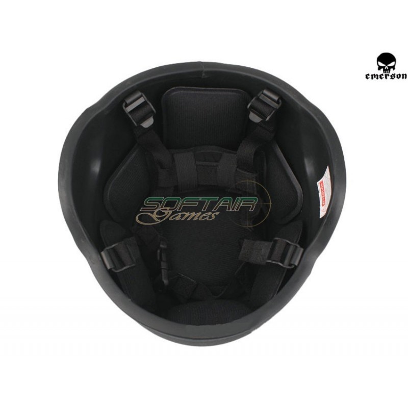 Mich 2000 Helmet Black Emerson (cod.em8975bk)