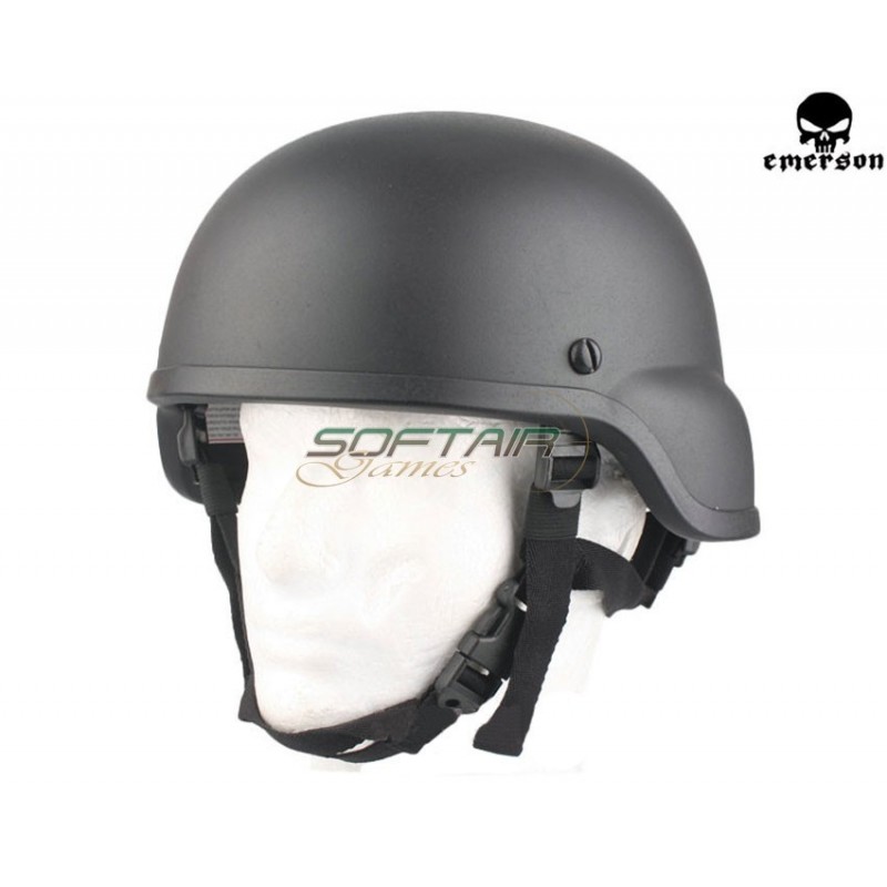 Mich 2000 Helmet Black Emerson (cod.em8975bk)