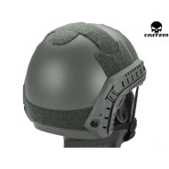 Fast Helmet Mh Type Foliage Green Emerson (cod.em8812fg) Fast Helmet Mh Type Foliage Green Emerson (cod.em8812fg)