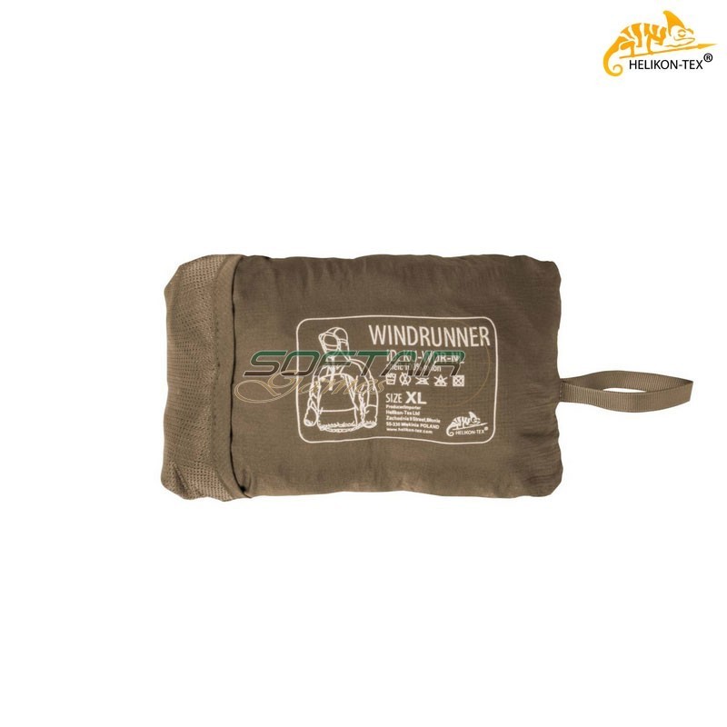 Windrunner® Windshirt WindPack® Nylon TAIGA GREEN Helikon-Tex® (ku-wdr-nl-09)