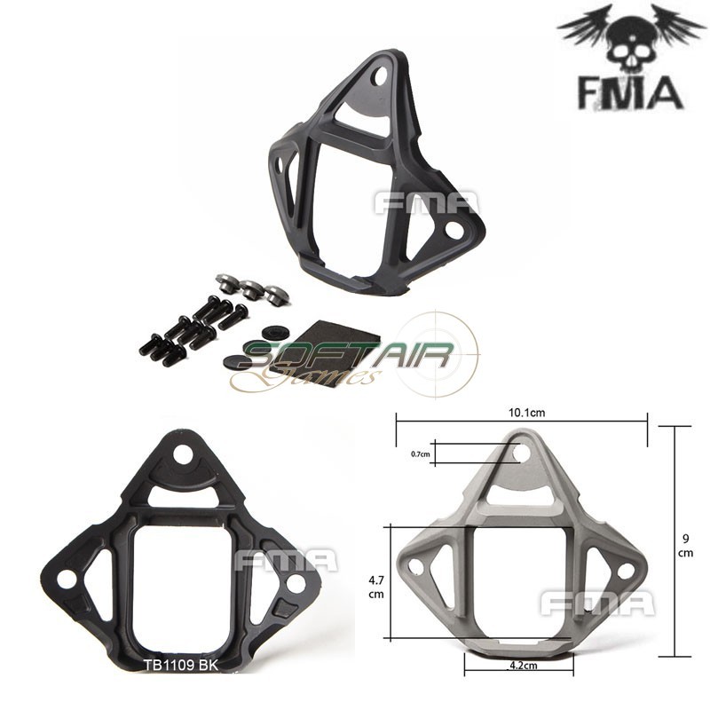 Vas Shroud In Alluminio Golden Type Black Per Elmetti Fma (fma-tb1109-bk)