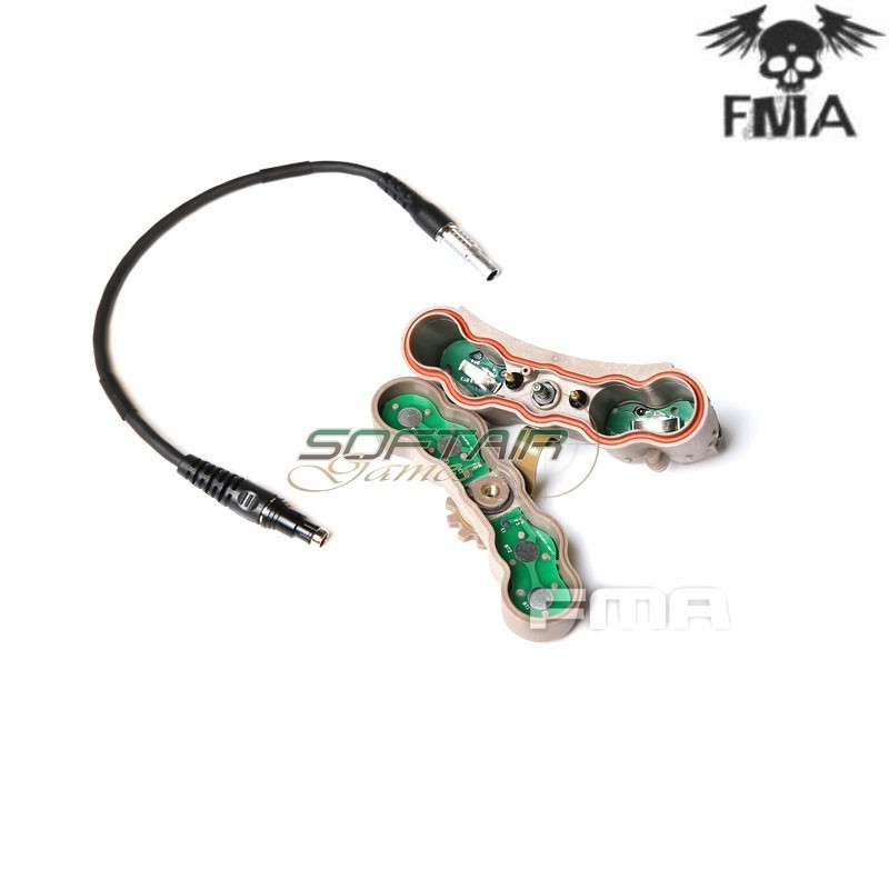 GPNVG18 Battery case (with Real Wire 21cm) Dark Earth Fma (fma-tb1289-c)