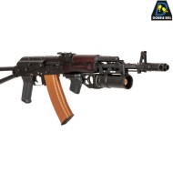 Electric rifle AK 600A FULL METAL & REAL WOOD Grenade launcher Double Bell (db-030100)