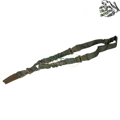 One Point Elastic Green Force Style Dual Bungee Sling Frog Industries® (fi-029316)