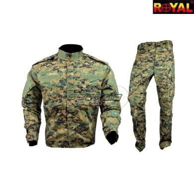 Complete Uniform Zip Marpat Royal (uni-mar)