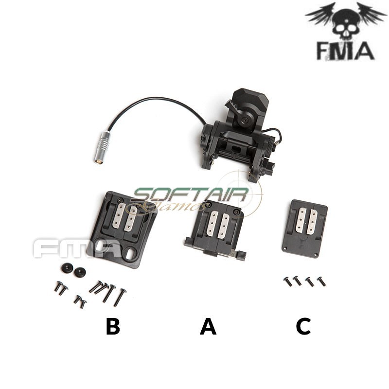 GSGM Bracket con 3 Mount Fma (fma-tb1301-bk)