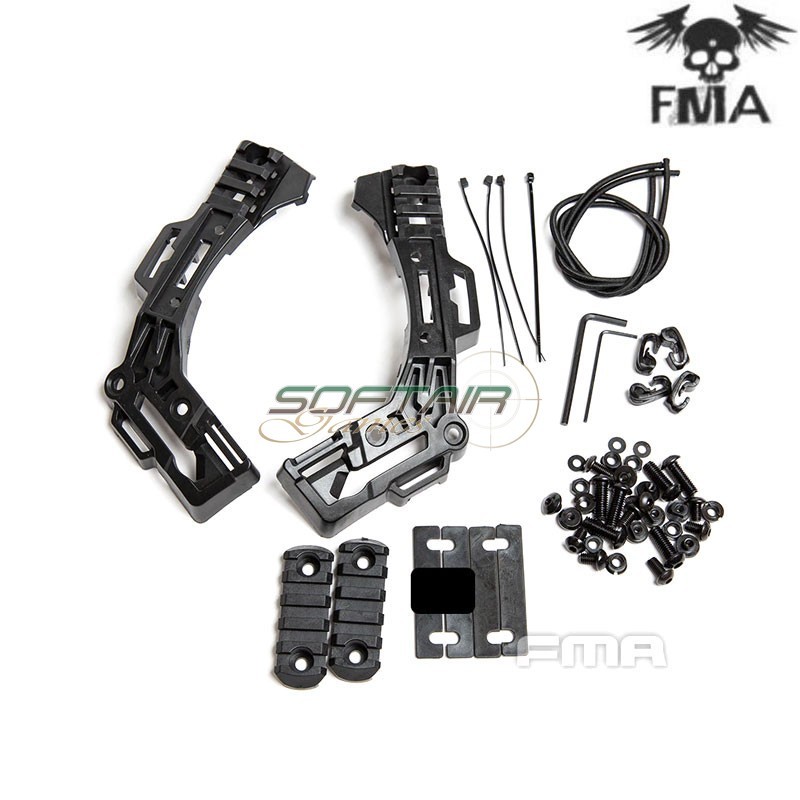 Helmet guide Black per serie EX 3.0 Fma (fma-tb1392-bk)