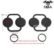 PVS-31 copriobiettivo in gomma Black fma (fma-tb1402)