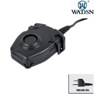 PTT pelt. style BLACK ORIGINAL version for KENWOOD wadsn (wc002-bk-ken)