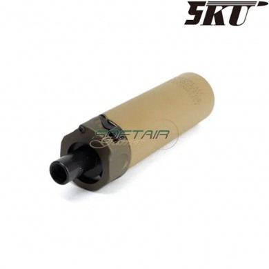 Sf socom 46 mini 12mm cw dark earth silencer for mp7 5ku (5ku-270-t)