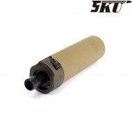 Sf socom 46 mini 12mm cw dark earth silencer for mp7 5ku (5ku-270-t)
